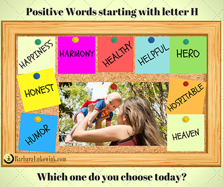 Positive Words starting with letter H